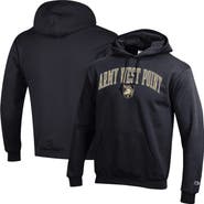 Champion Men's Champion Black Army Black Knights Arch Over Logo Pullover Hoodie