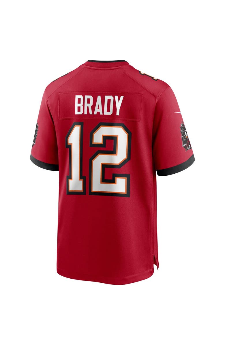 Nike Men's Nike Tom Brady Red Tampa Bay Buccaneers Game Jersey, Alternate, color, 