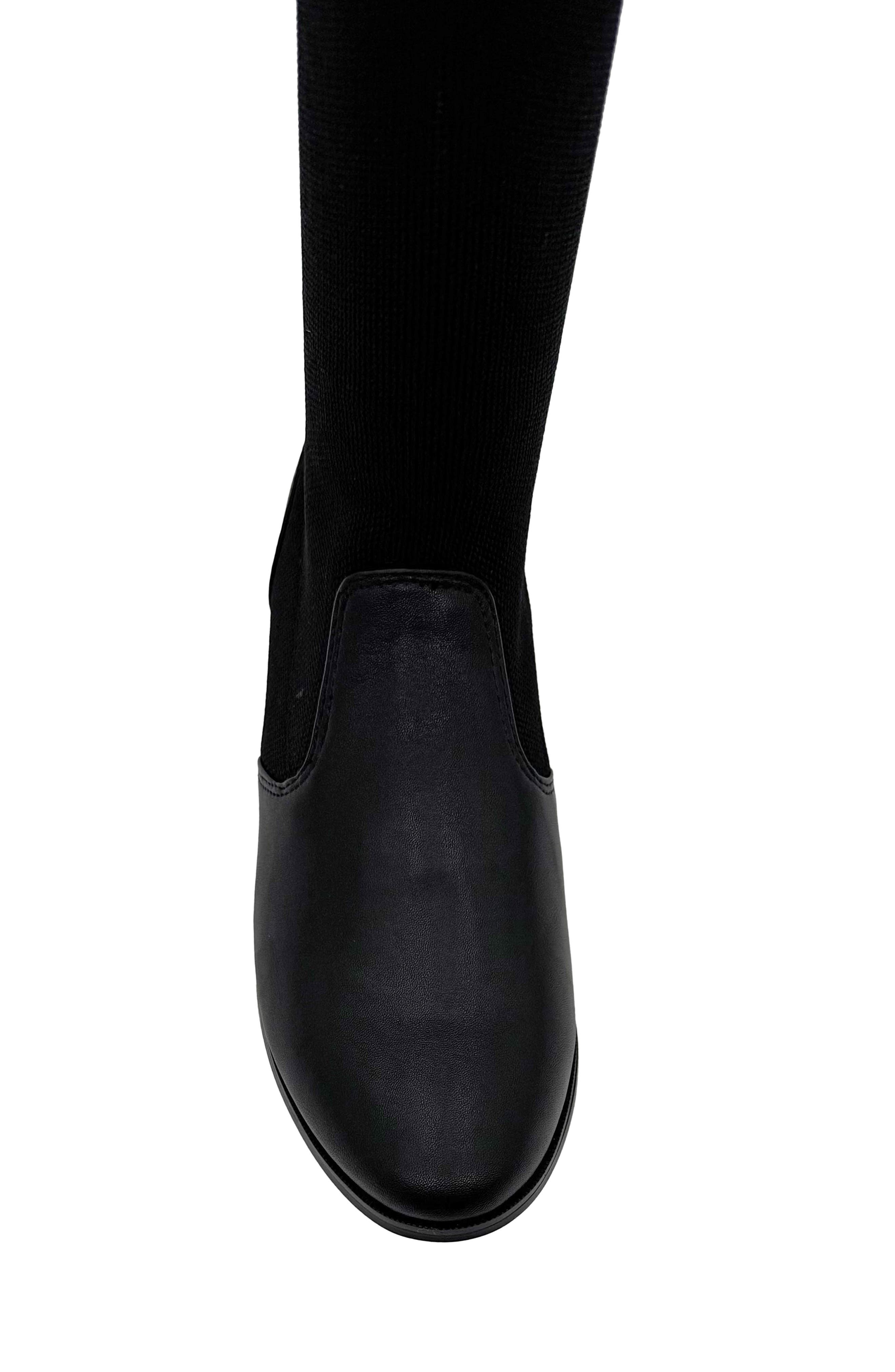 CHELSEA CREW Zilma Tall Boot, Alternate, color, Black Pu