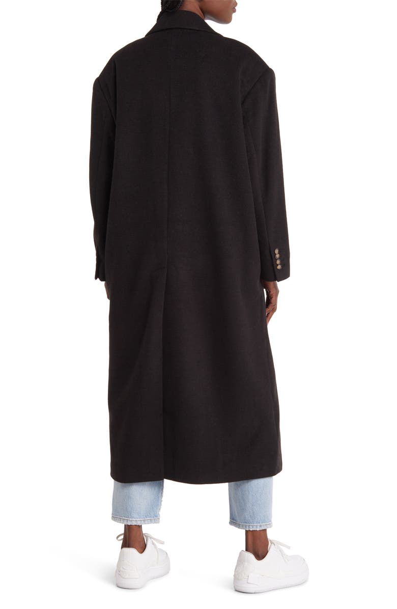 Topshop Smart Oversized Double Breasted Coat, Alternate, color, 
