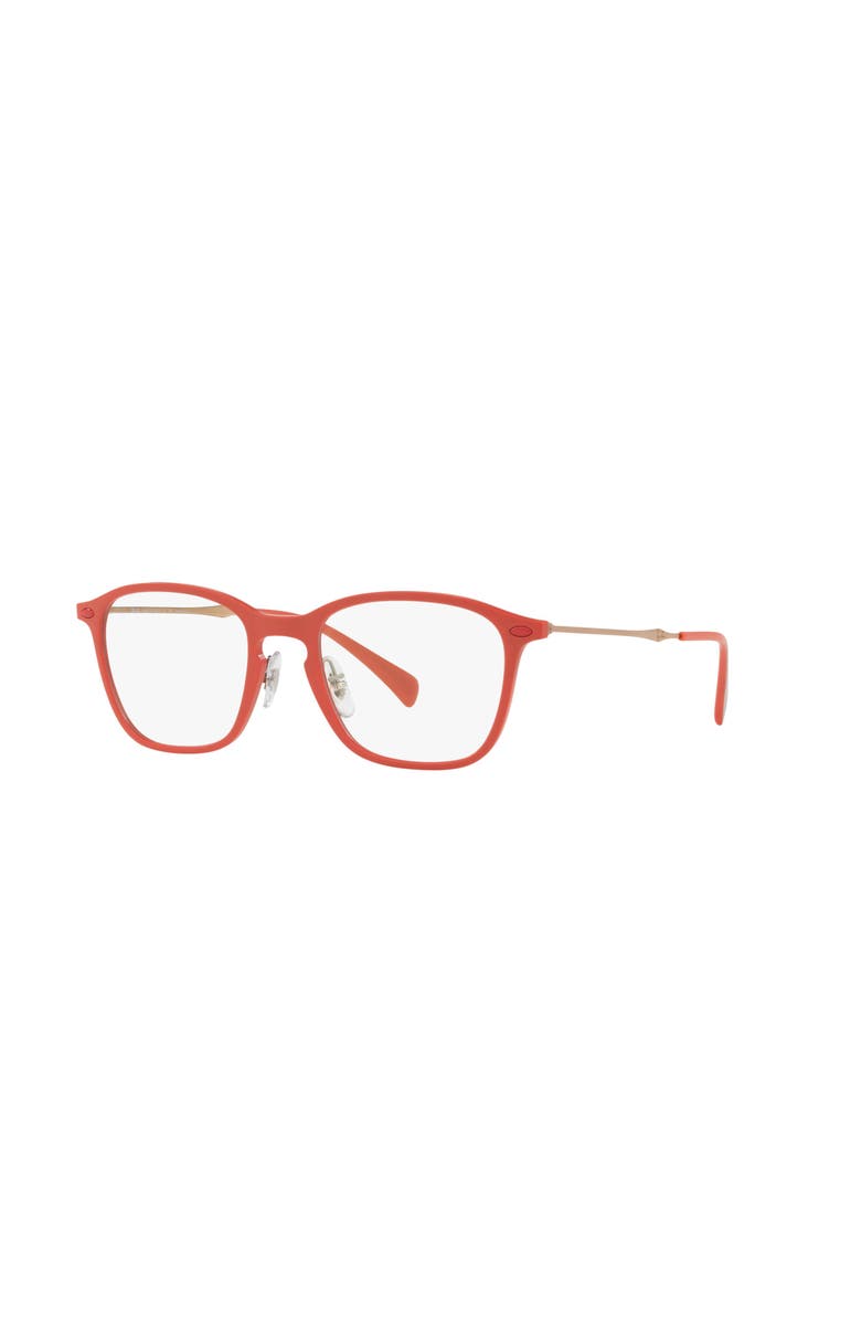 Ray-Ban 51mm Square optical glasses, Main, color, Red