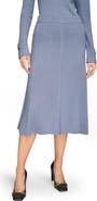 Donna Karan New York Rib Midi Sweater Skirt