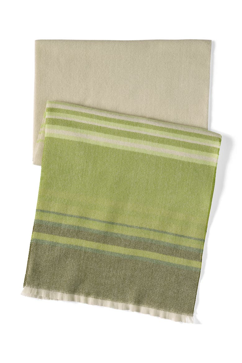 CashTouch Winter Scarf Pattern, Main, color, Lime Green Ombre Stripe