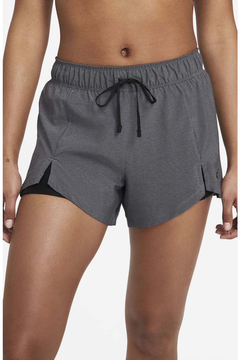 Flex Essential 2-in-1 Shorts, Alternate, color, BLACK/ HEATHER/ BLACK/ BLACK