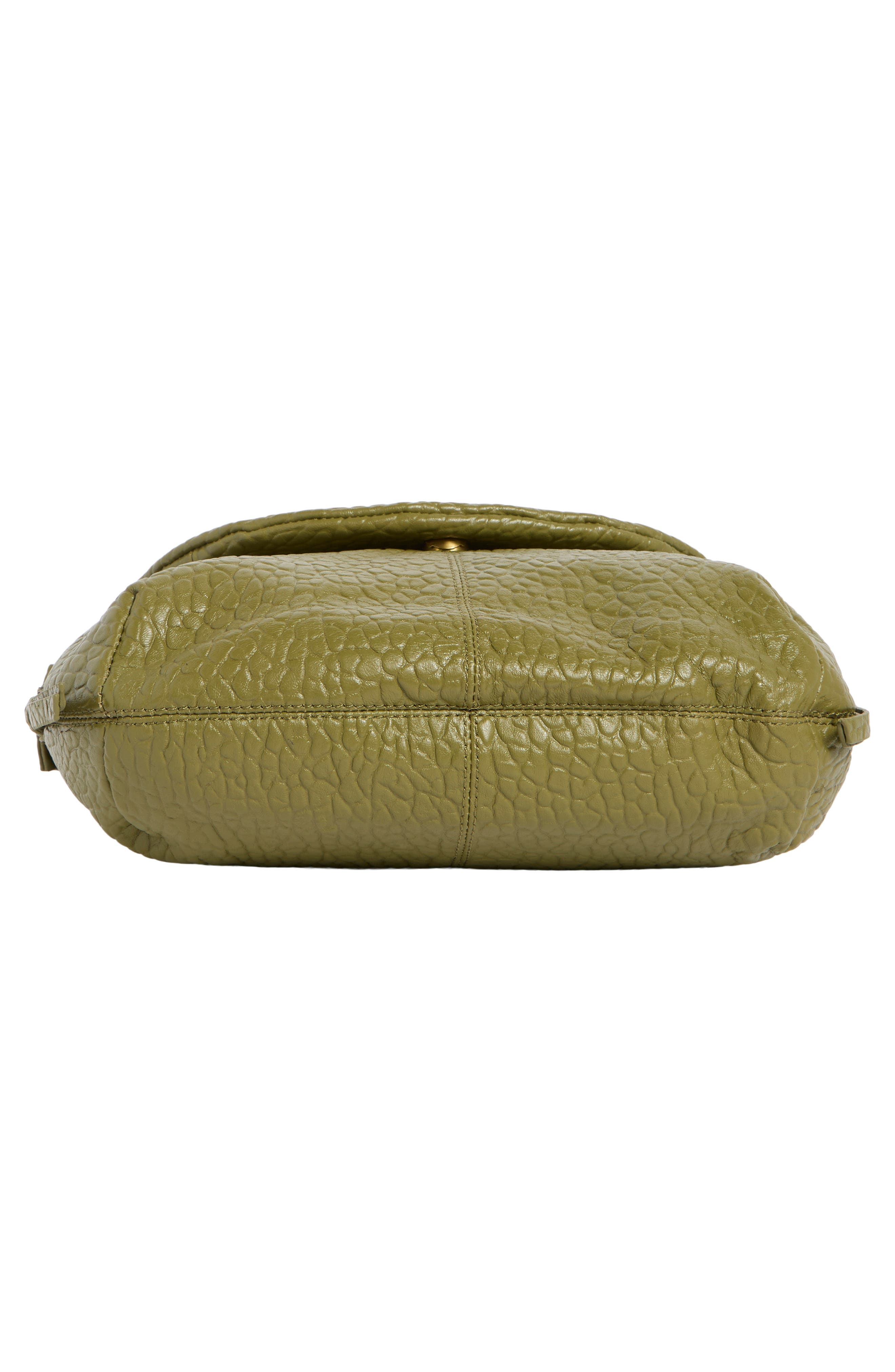 HOBO Bonita Leather Messenger Bag, Alternate, color, Green