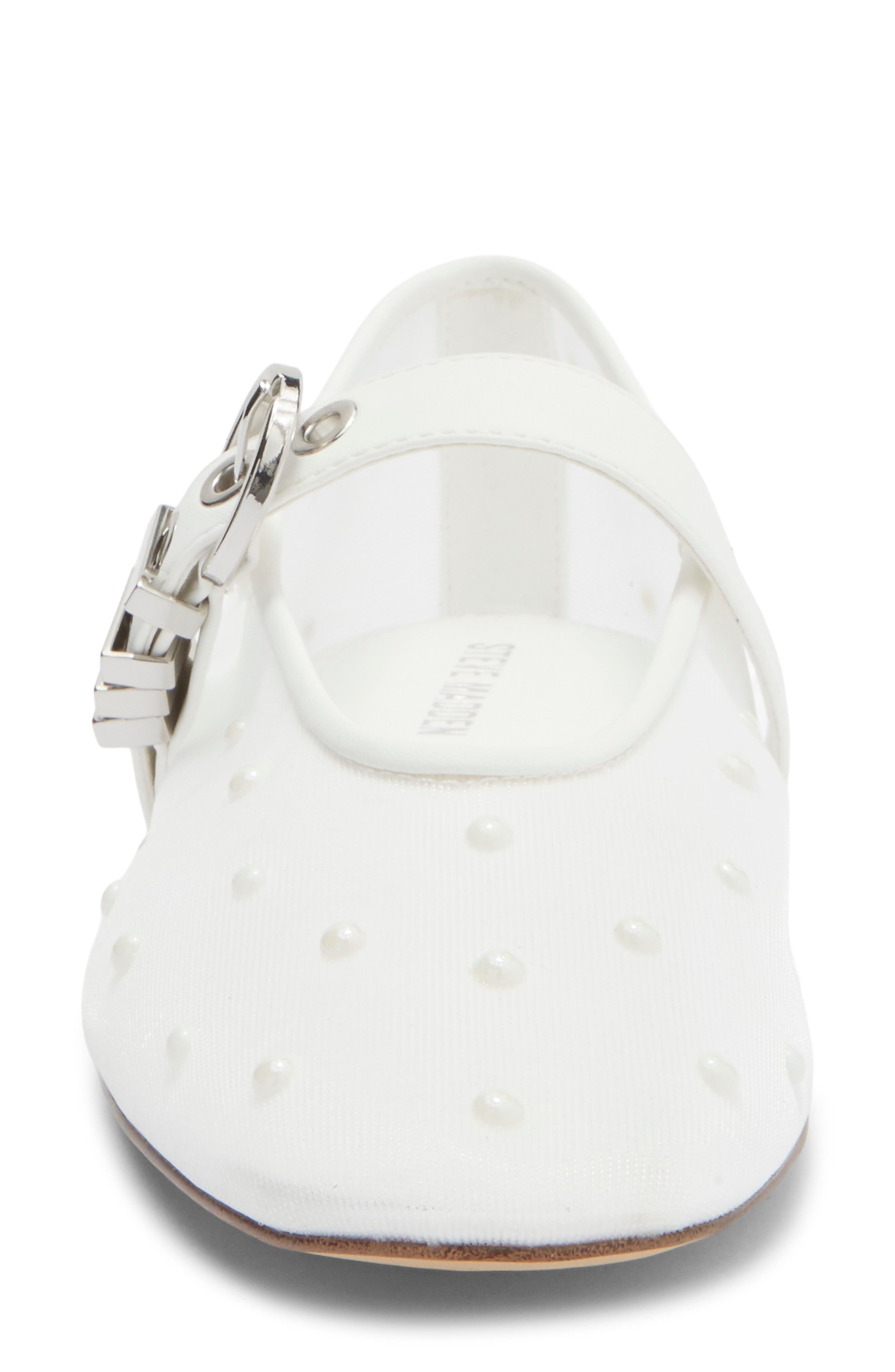 Lucia Mary Jane Flat, Alternate, color, IVORY PEARL