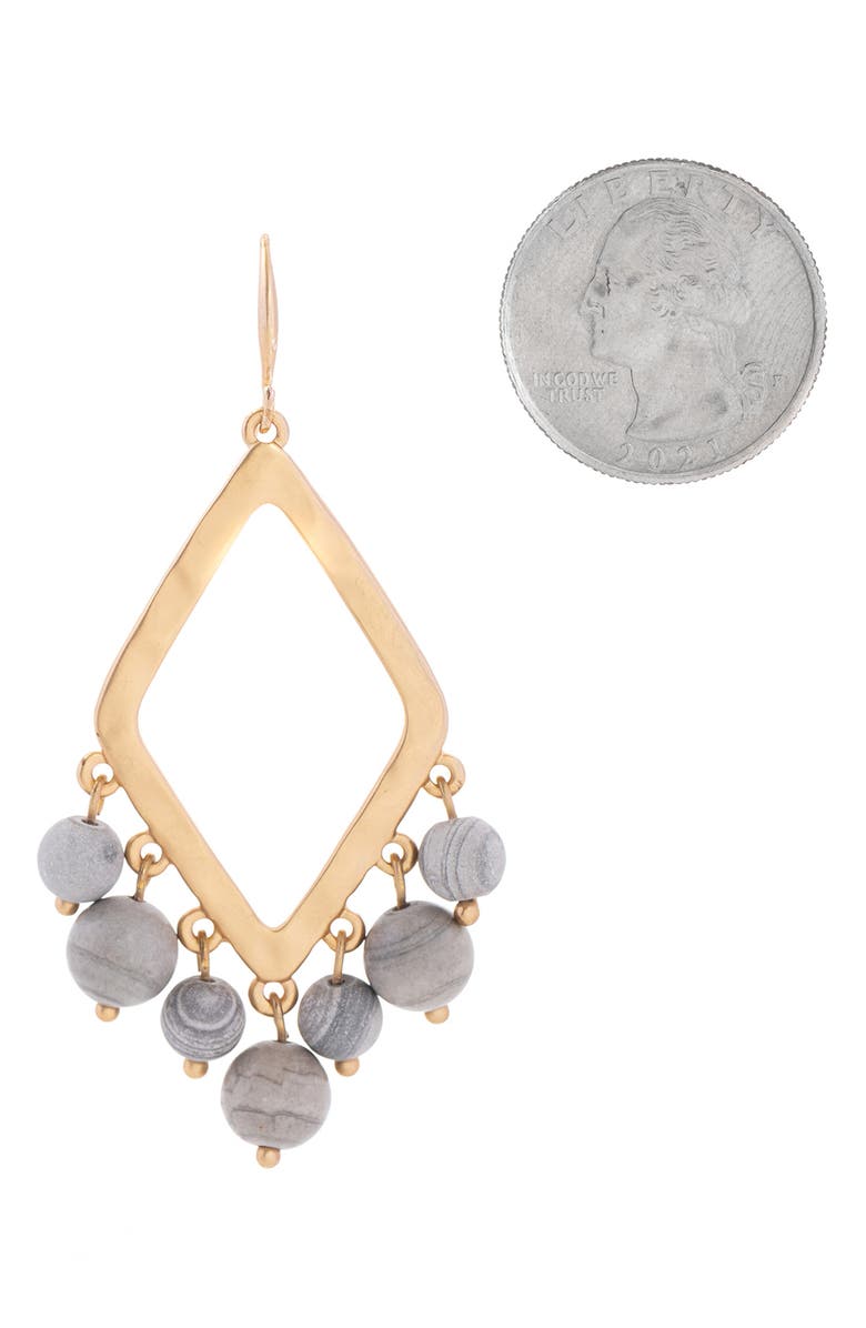 SAACHI Eternity Natural Stone Dangle Earrings, Alternate, color,