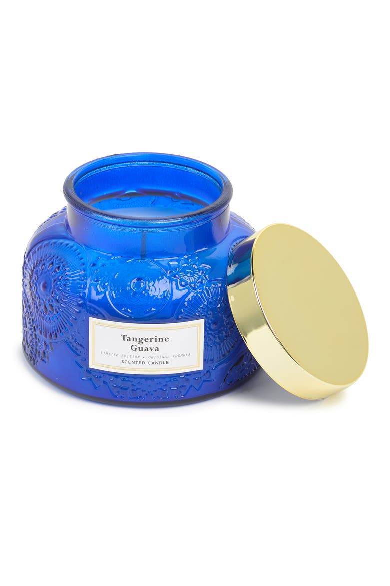 White Mango Garden Jar Candle, Main, color, TANGERINE GUAVA