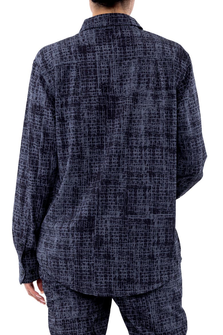 Etc. Button-Up Shirt, Alternate, color, BLACK