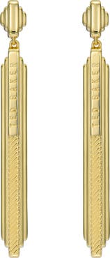 Ted Baker Devany Deco Groove Drop Earrings