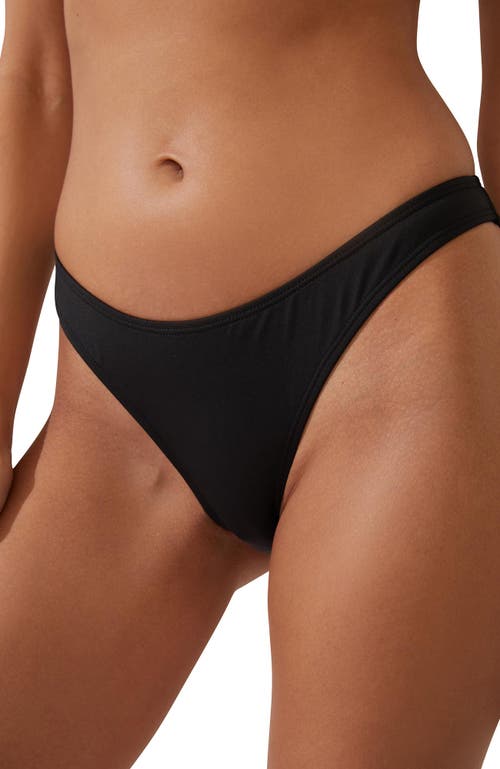 COTTON ON BODY REFINED HIGH SIDE BRAZILIAN BIKINI BOTTOM