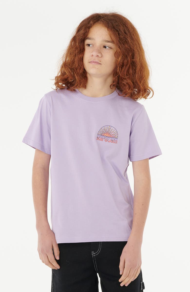 Rip Curl Kids' Grateful Shred Graphic T-Shirt, Main, color, Iced Lavender