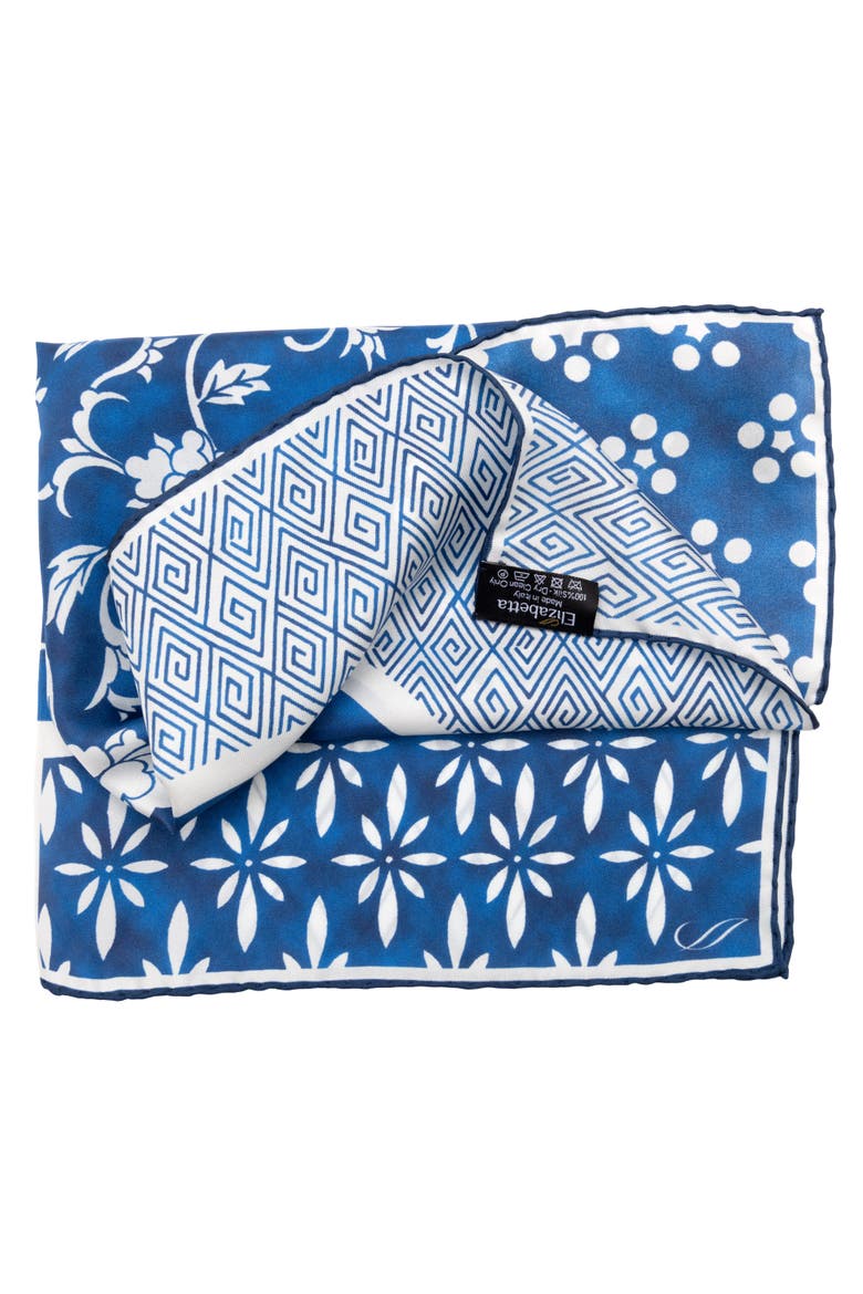 Nadia - Silk Bandana, Alternate, color, Blue