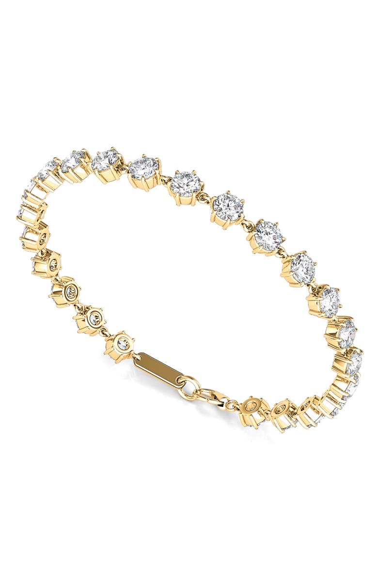 HauteCarat Isabelle Lab Created Diamond Bracelet, Alternate, color, 18K Yg