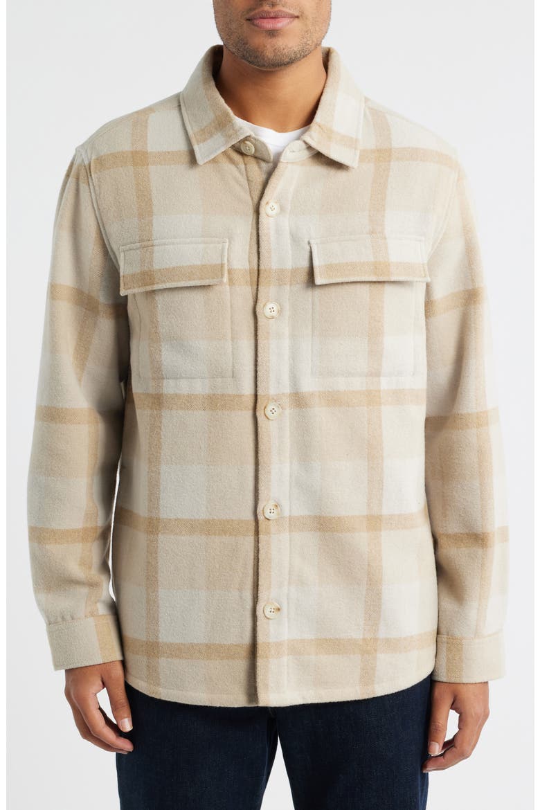 Cliffside Overshirt, Alternate, color, SAND