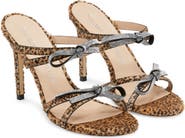 Stuart Weitzman Genuine Calf Hair Slide Sandal