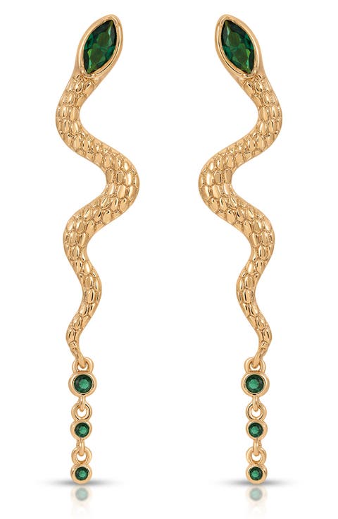 Serpentina Linear Earrings