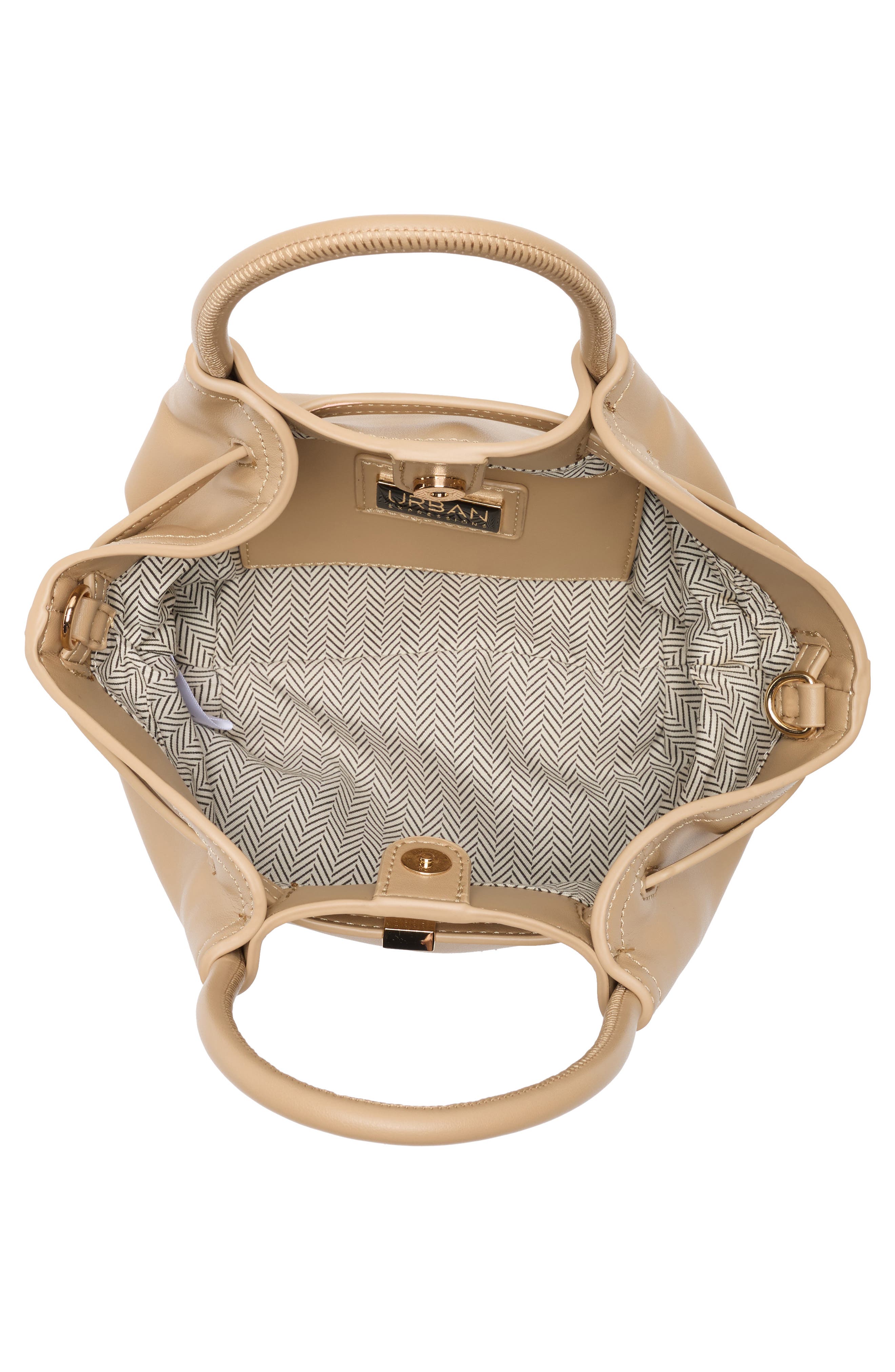 Faux Leather Top Handle Crossbody Bag, Alternate, color, TAN