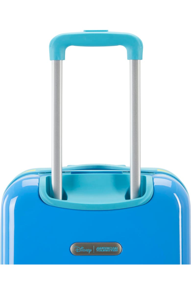 AMERICAN TOURISTER Disney Hardside Carry on 18 Inch Luggage with Spinner Wheels, Alternate, color, Stitch