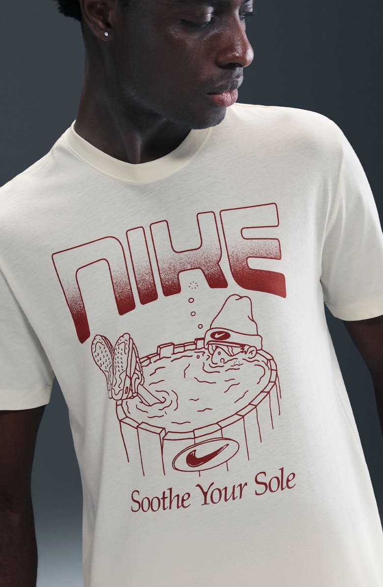 Nike Graphic T-Shirt, Alternate, color, Pale Ivory