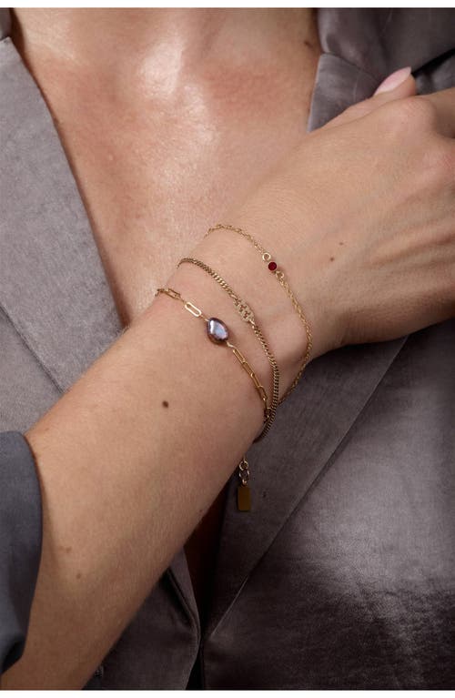 Set & Stones Angel Numbers Bracelet In Gold