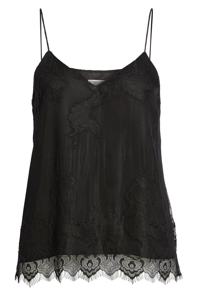 Lace Camisole, Alternate, color, BLACK