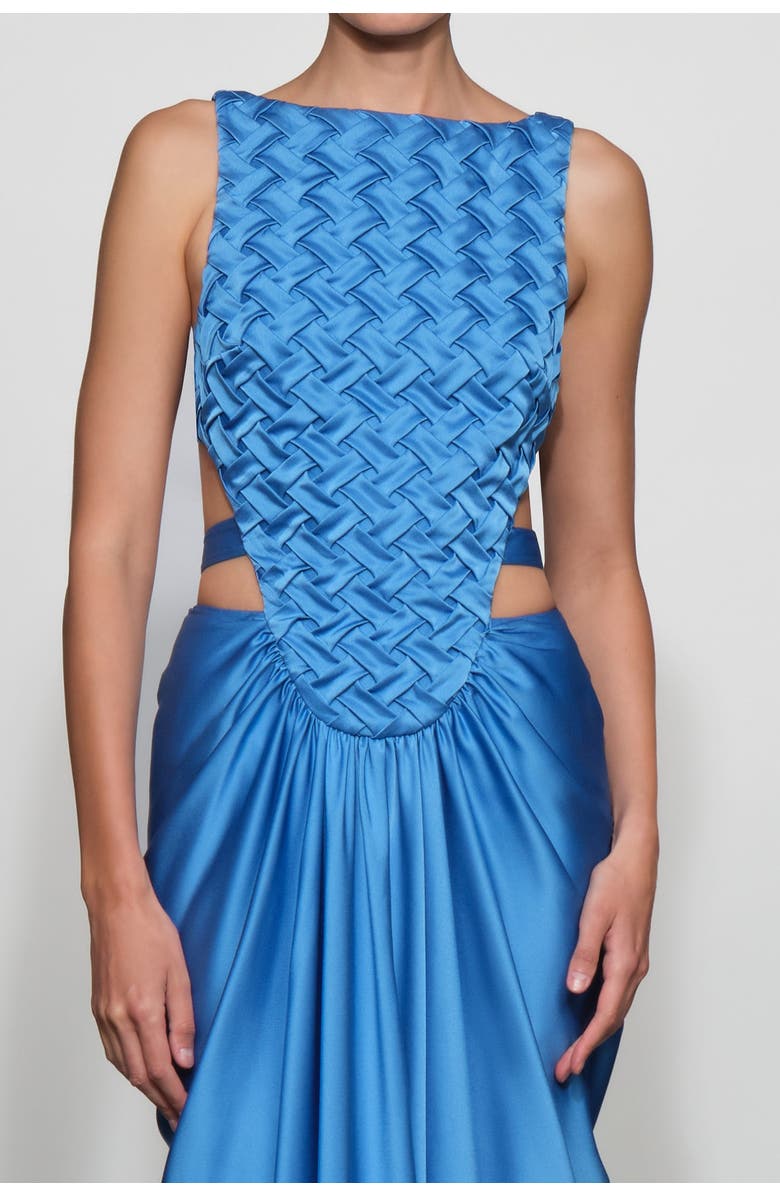 Et Ochs Magdalen Gown, Alternate, color, Ocean