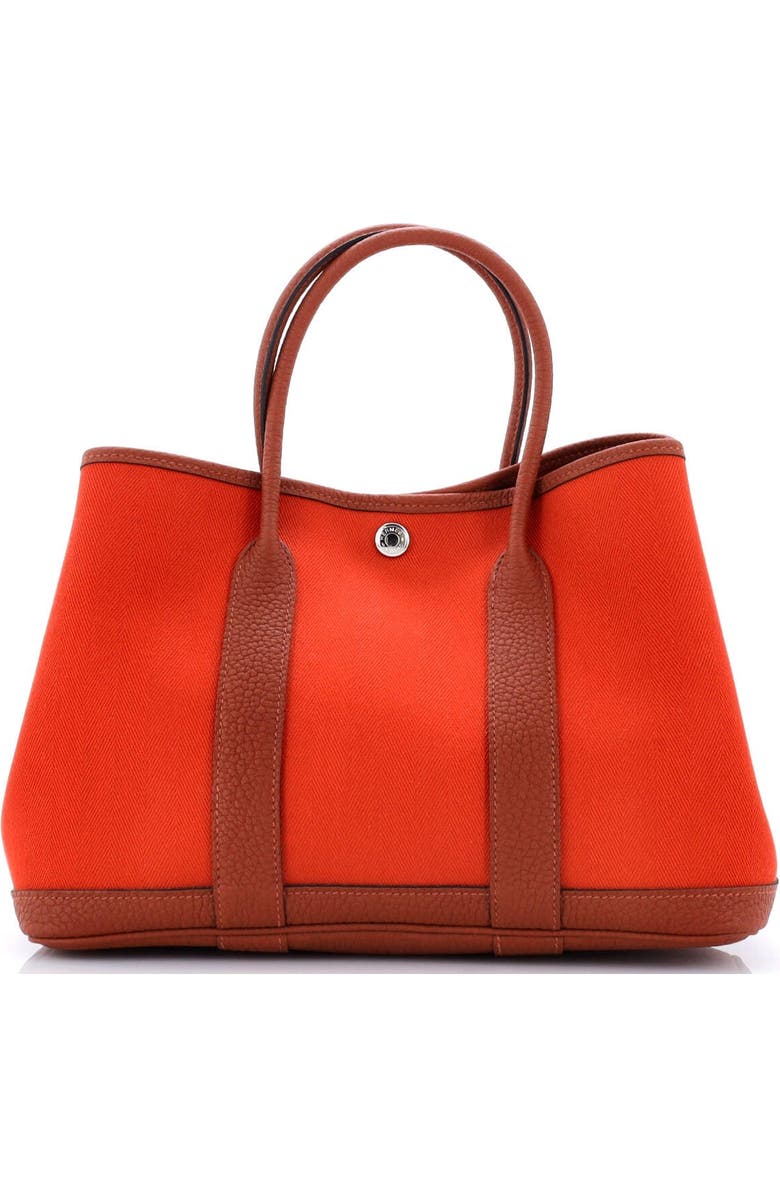 Pre-Owned Hermes Garden Party Tote Toile and Leather 30, Alternate, color, Cuivre