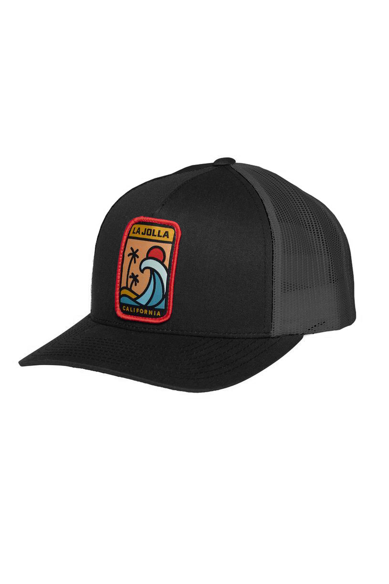Homebreak Trucker Snapback Hat, Main, color, Black