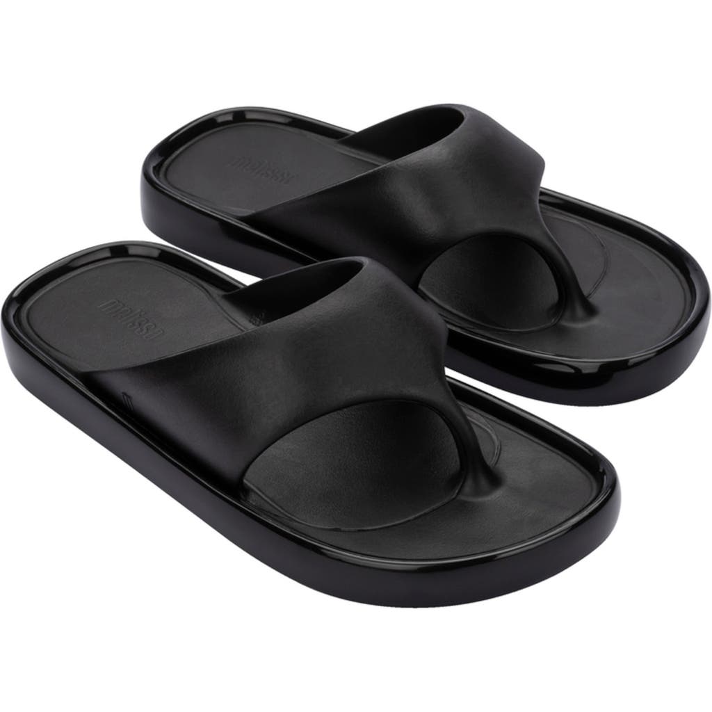 Melissa Float Flip Flop In Black