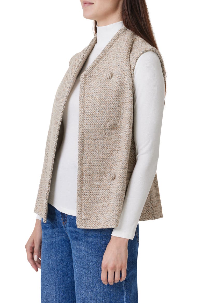 Brushed Twill Vest, Alternate, color, OATMEAL