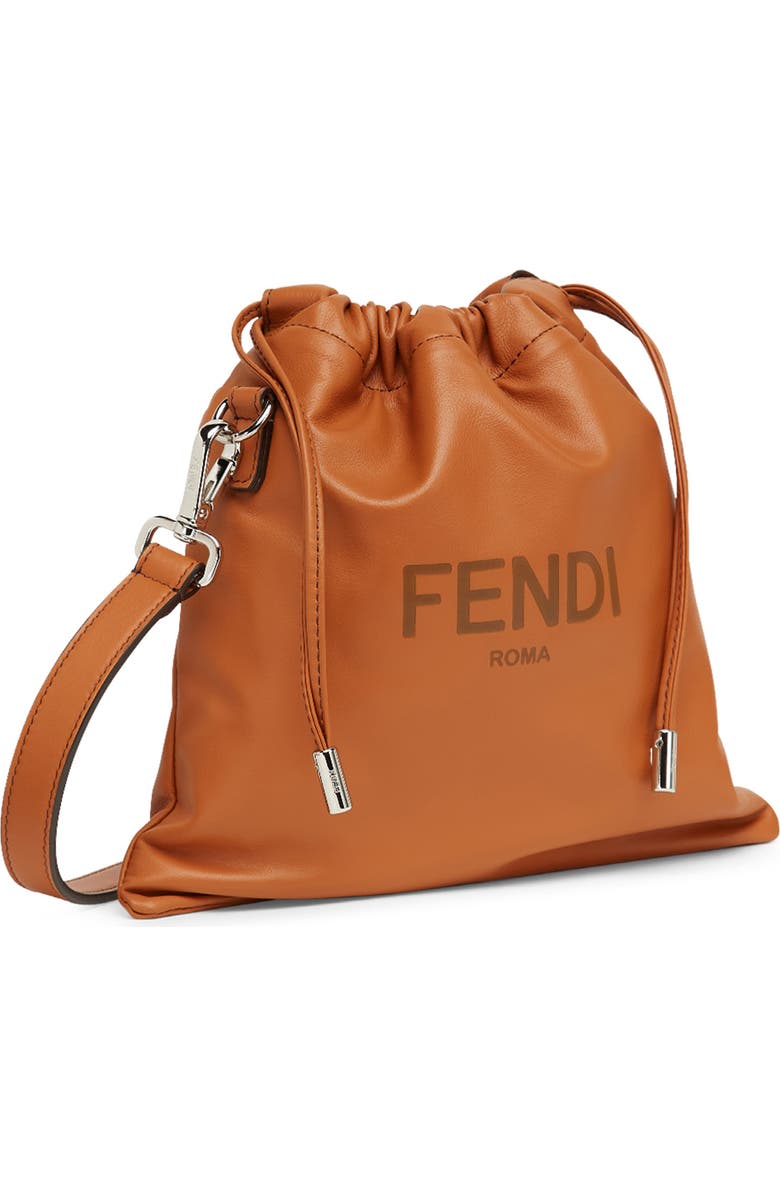 Fendi Leather Bucket Bag, Alternate, color,