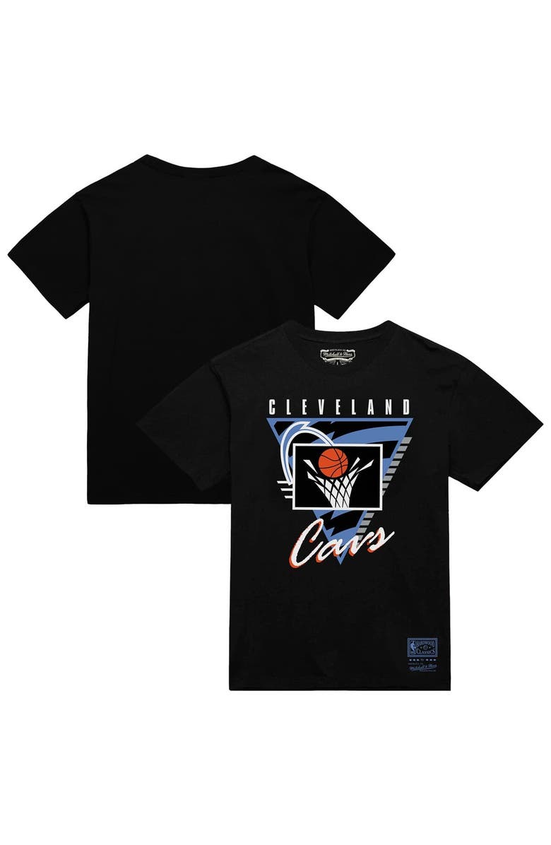 Mitchell & Ness Men's Mitchell & Ness  Black Cleveland Cavaliers Worldwide Collection Tri-Logo T-Shirt, Alternate, color, Black