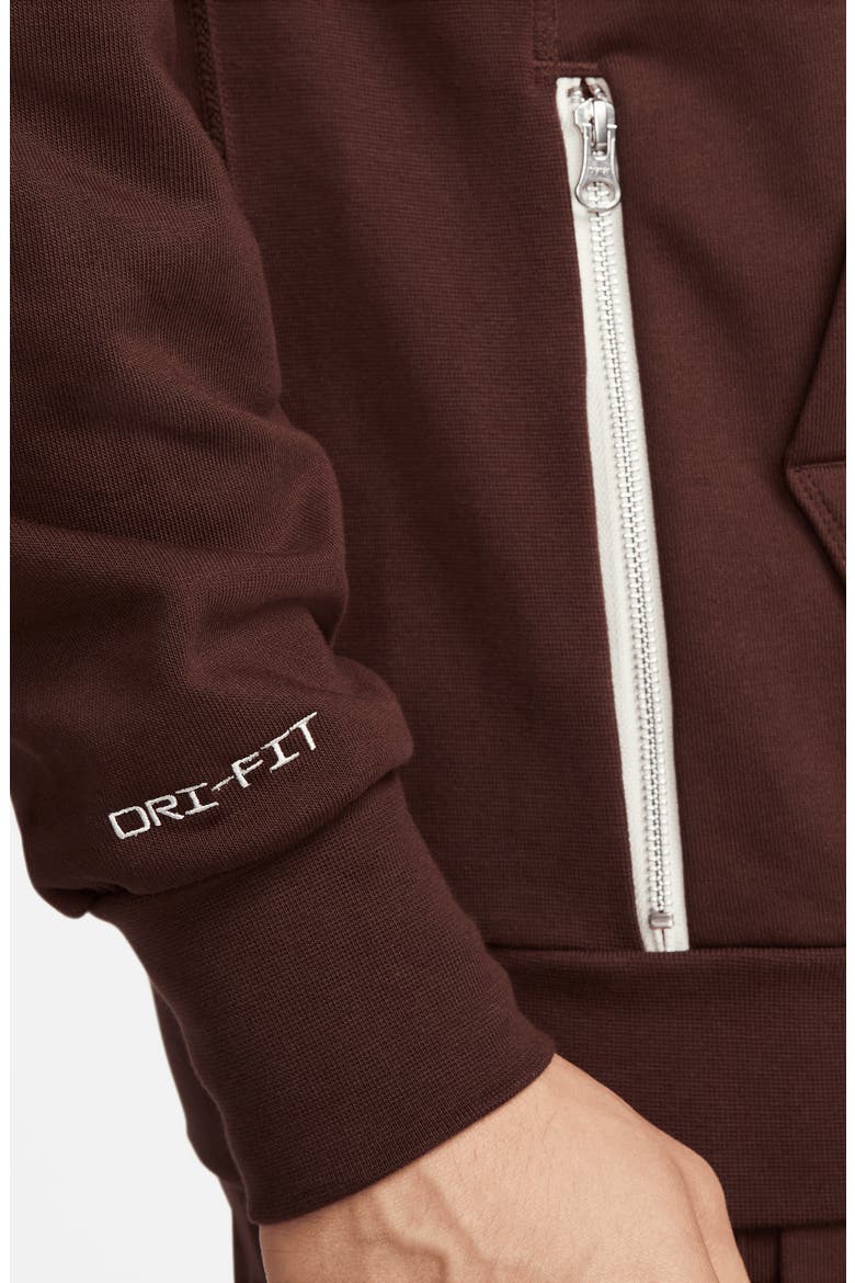 Dri-FIT Standard Issue Hoodie Sweatshirt, Alternate, color, EARTH/ PALE IVORY