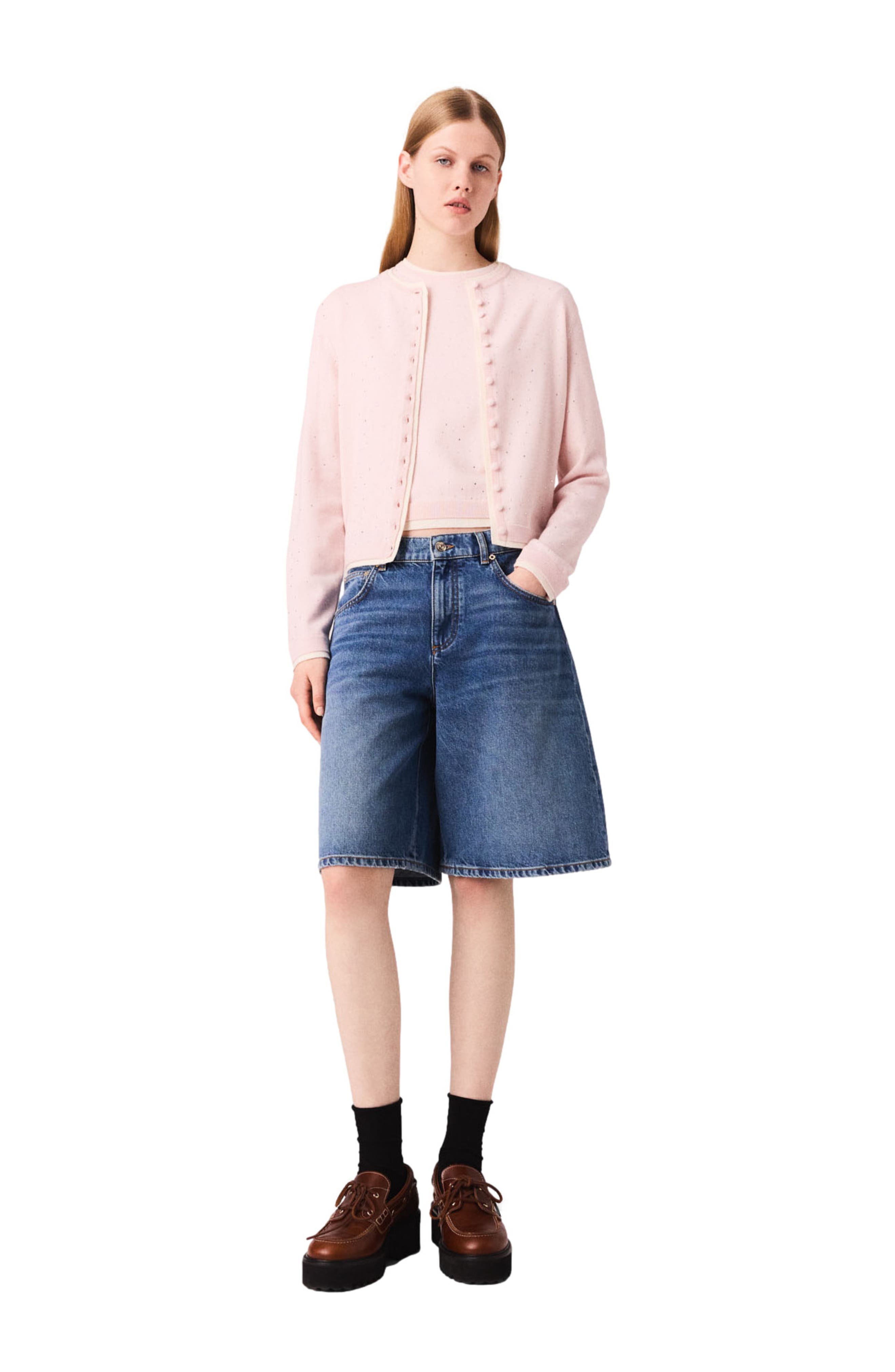 Knit embellished cardigan - image 5