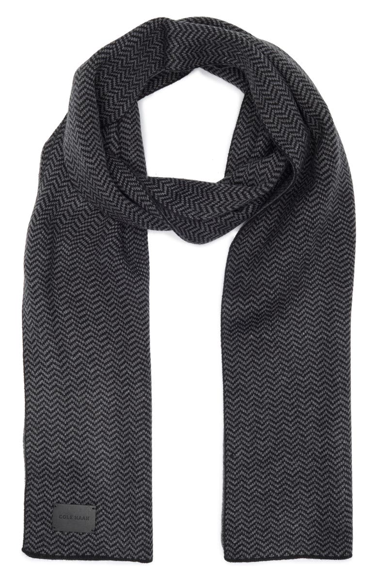 Cole Haan Tiny Herringbone Scarf, Main, color, 