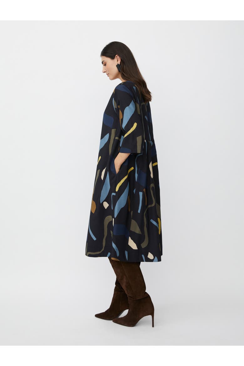 MaNovenza Dress, Alternate, color, Proven Blue