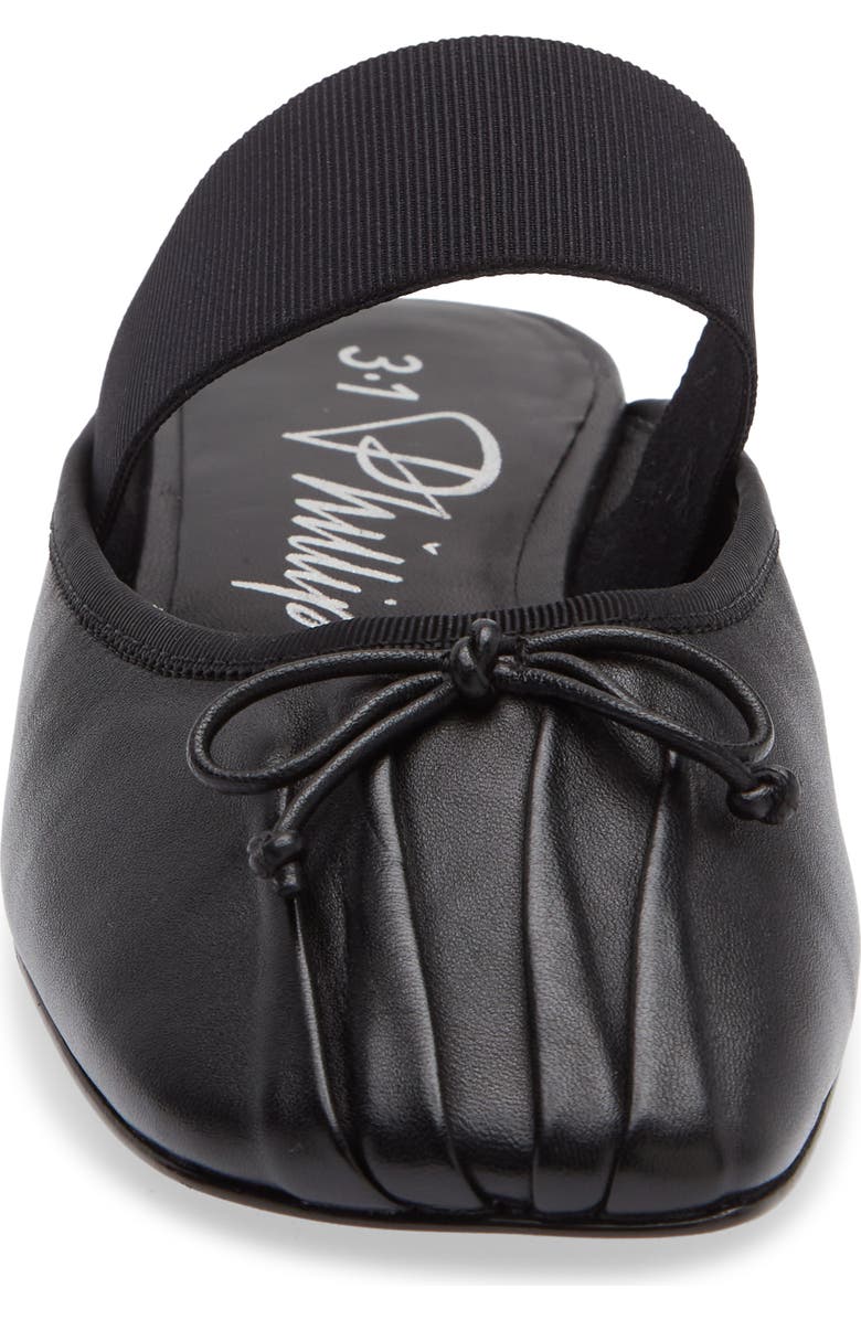 3.1 Phillip Lim Ballerina Mule, Alternate, color, Black