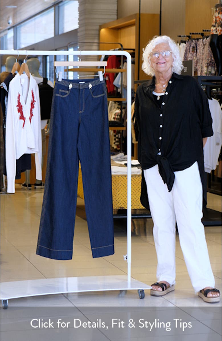 Bev High Waist Flare Leg Jeans, sales video thumbnail