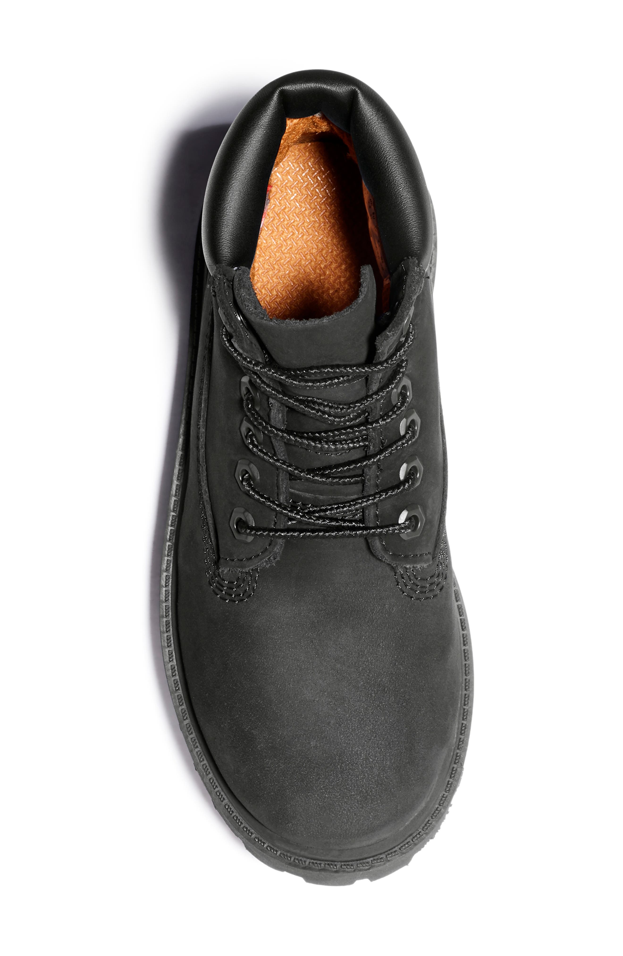 Timberland Kids' Premium 6-Inch Waterproof Boot, Alternate, color, Black