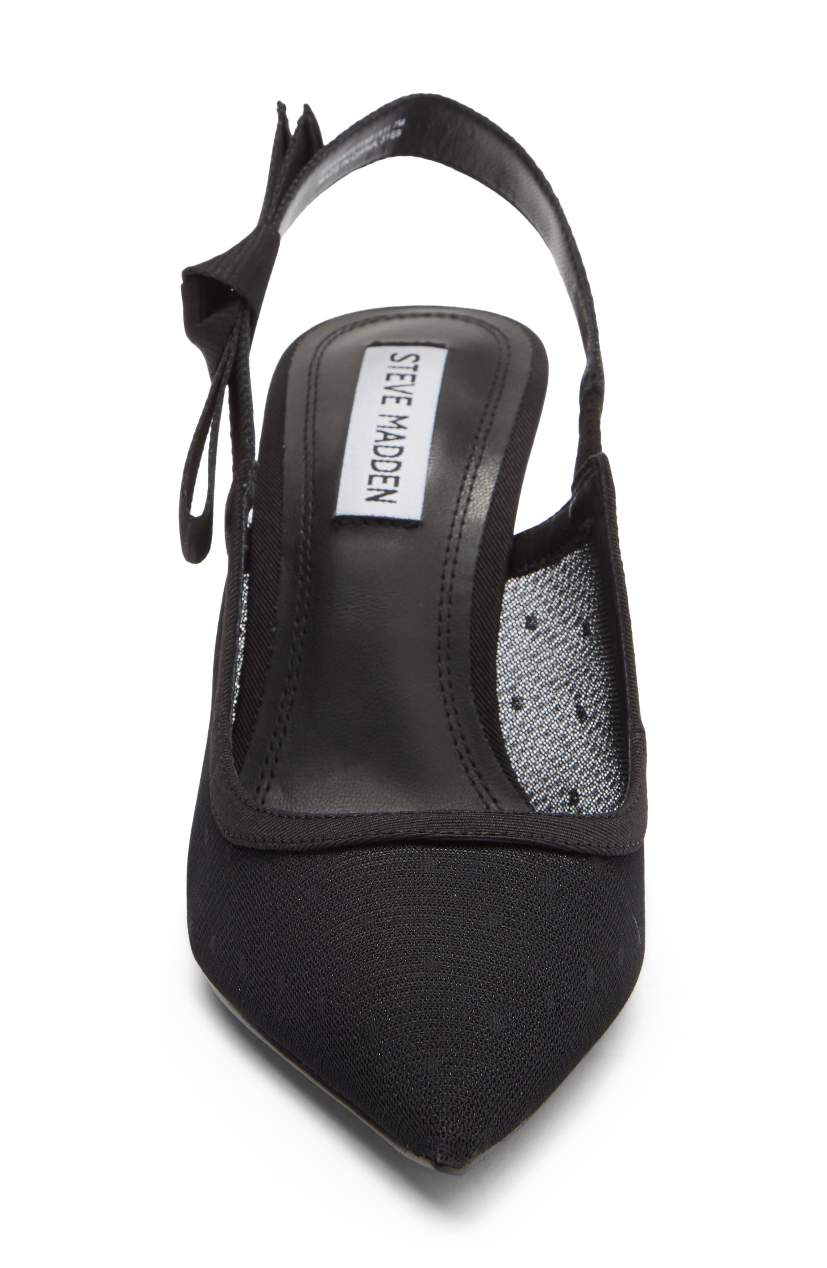 Steve Madden Stefani Slingback Pump, Alternate, color, Black