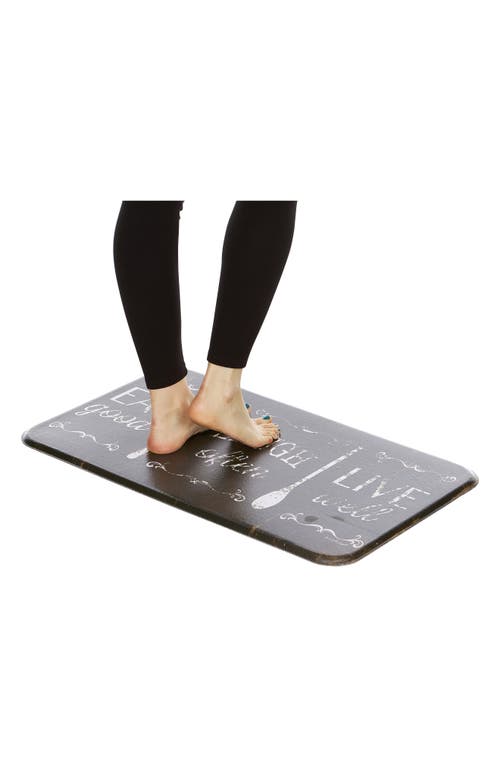 J&v Textiles J And V Textiles Kitchen Floor Mat In Black