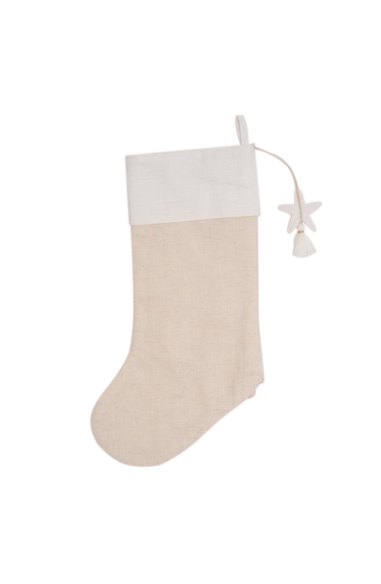 C&F Home Gold Coast Starfish Hanging Christmas Stocking 20", Alternate, color, Gold