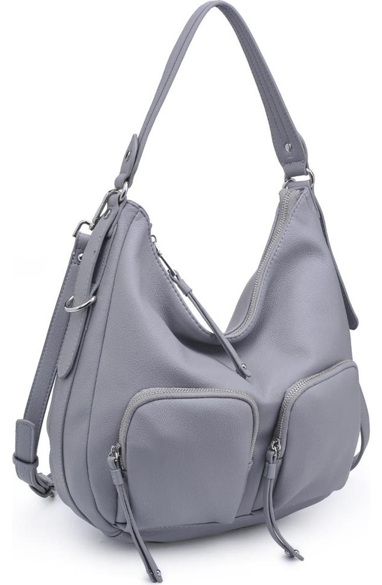 MODA LUXE Marla Hobo, Alternate, color, Grey
