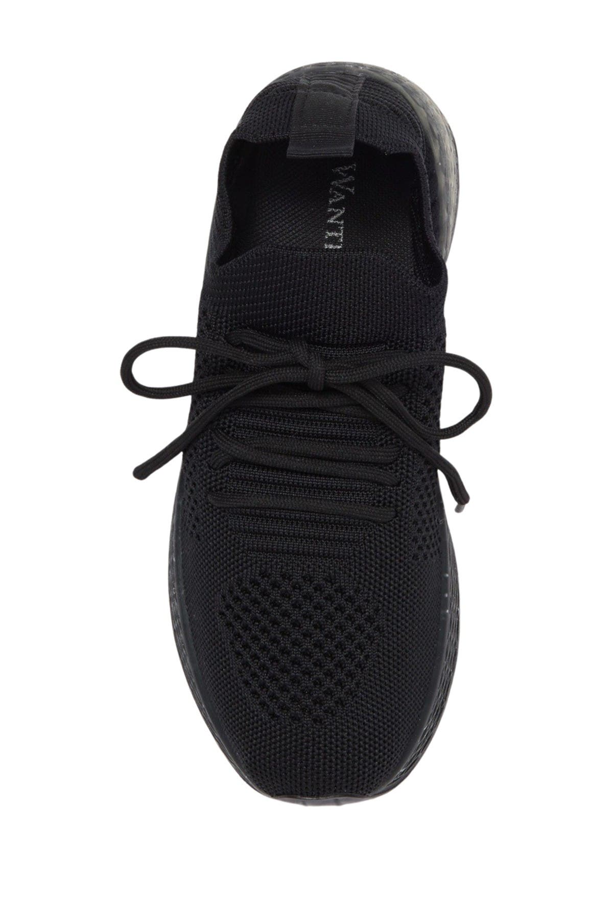 WANTED FOOTWEAR Knit Lace-Up Sneaker, Alternate, color, 