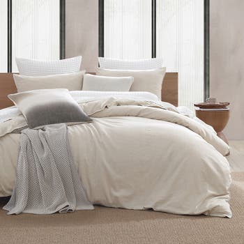 DKNY Pure Washed Linen & Cotton Duvet Cover & Sham Set