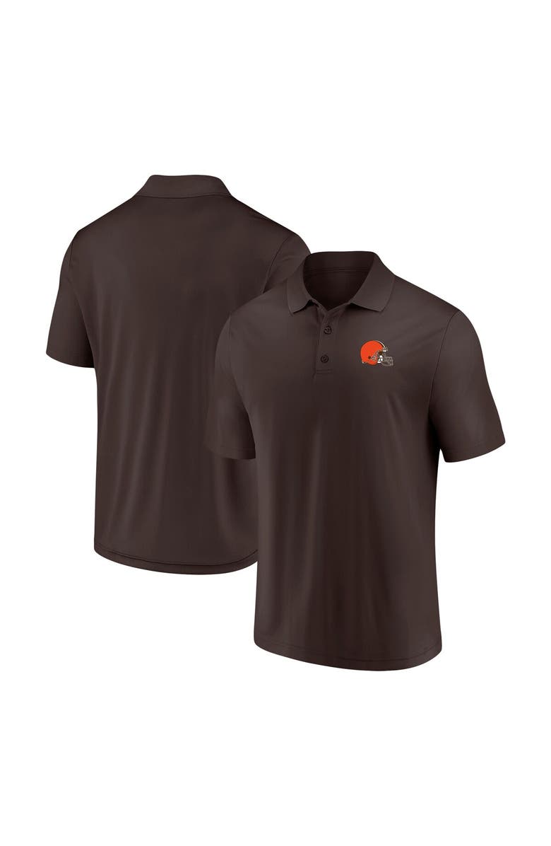 FANATICS Men's Fanatics Branded Brown Cleveland Browns Component Polo, Main, color, 