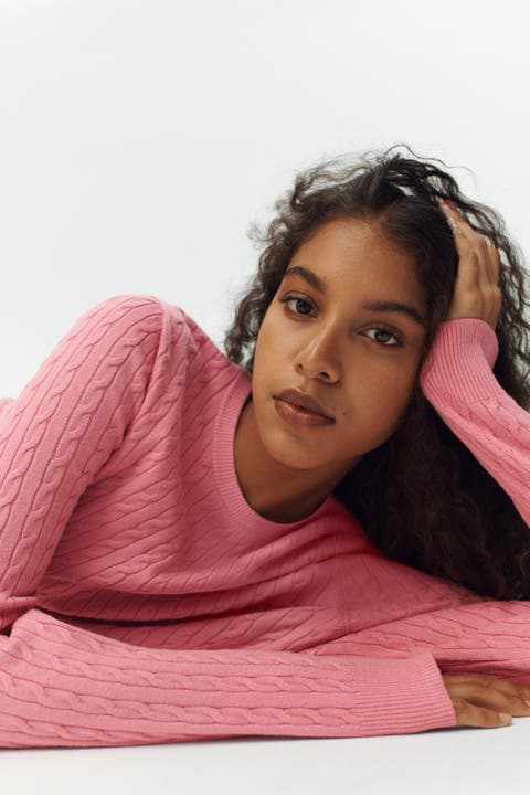 Cable-knit Jumper