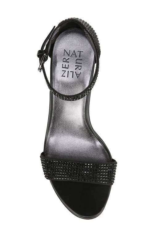 Naturalizer Vera Glitz Ankle Strap Sandal In Black