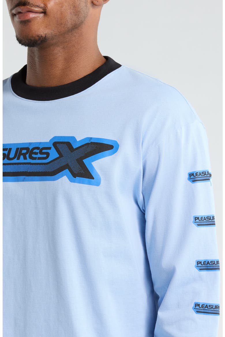 Long Sleeve Graphic T-shirt, Alternate, color, SKY